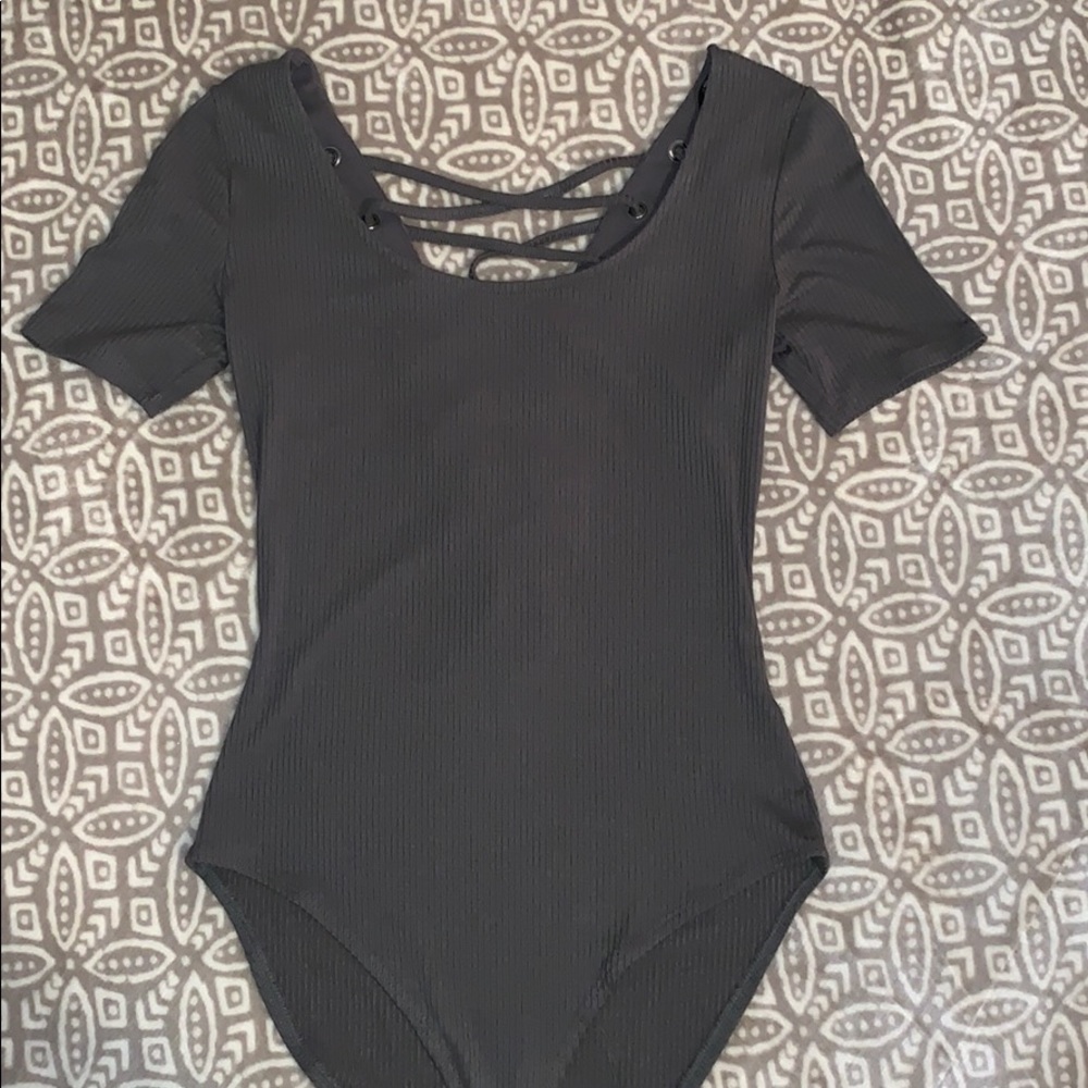 Criss -Cross Bodysuit